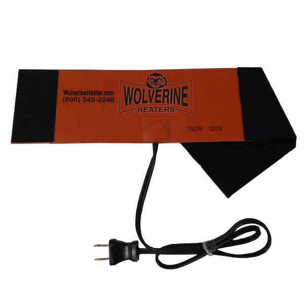 SILICONE PAD, FUEL FILTER  100W, 120V, 4 10 CM X 9 23 CM